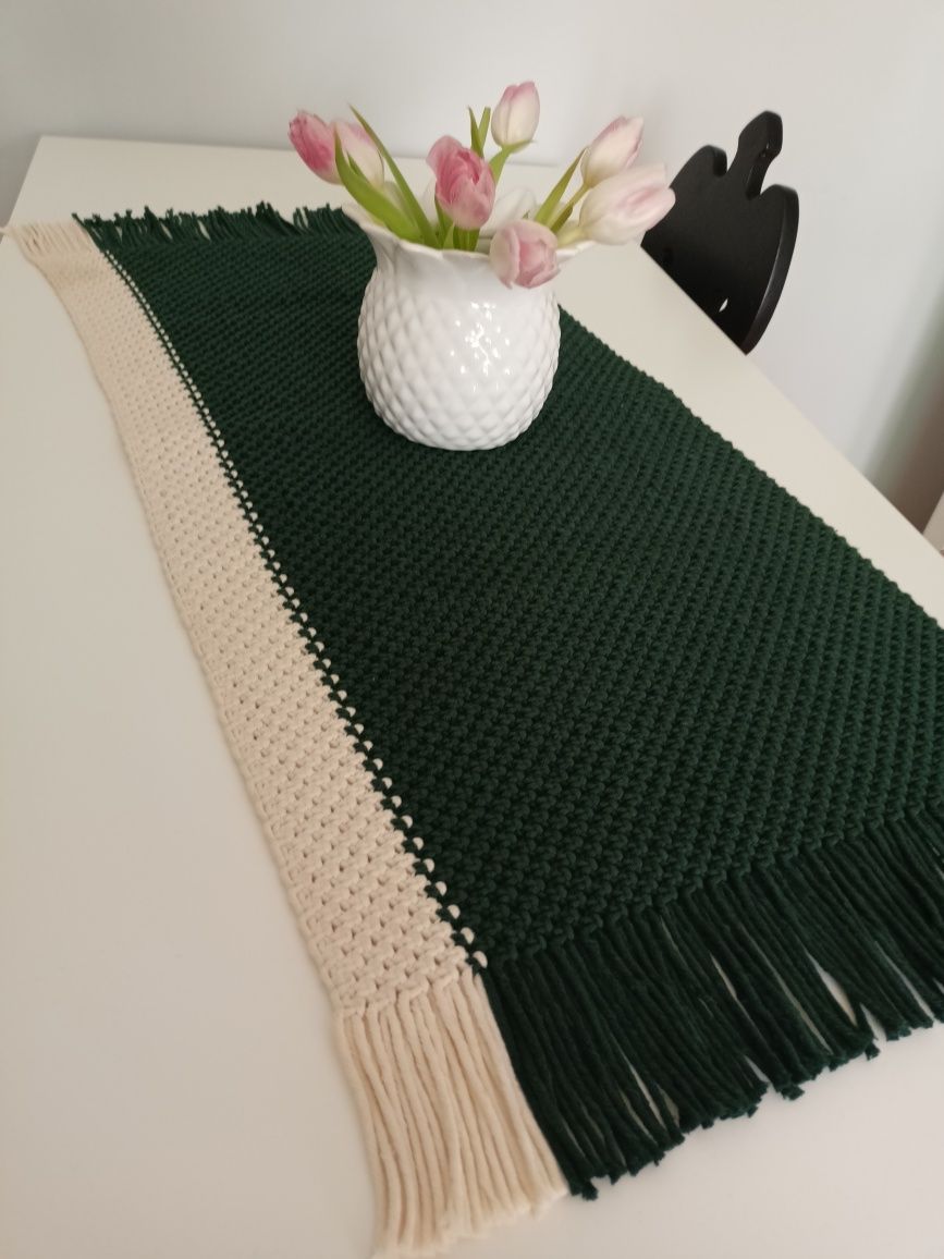 Bieżnik Boho 40/85 cm makrama
