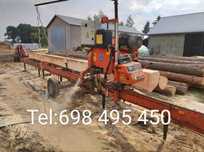 Trak tartak mobilny.