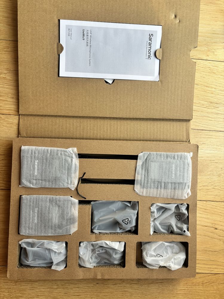 Saramonic UwMic9 Kit 2 (RX9 + TX9 + TX9)
