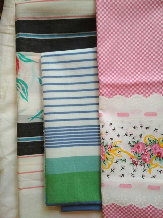 Отрезы и остатки  различных тканей