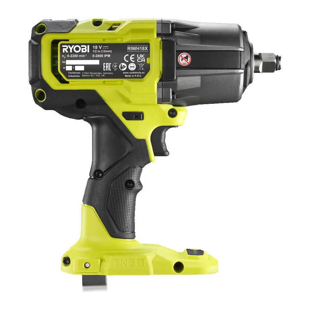Klucz udarowy Ryobi ONE+ RIWH18X-0 Moment zrywania 1600 Nm