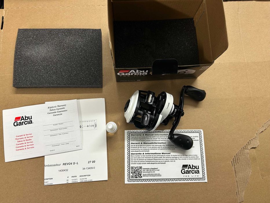 Kołowrotek ABU GARCIA REVO 4 S-L Nowy
