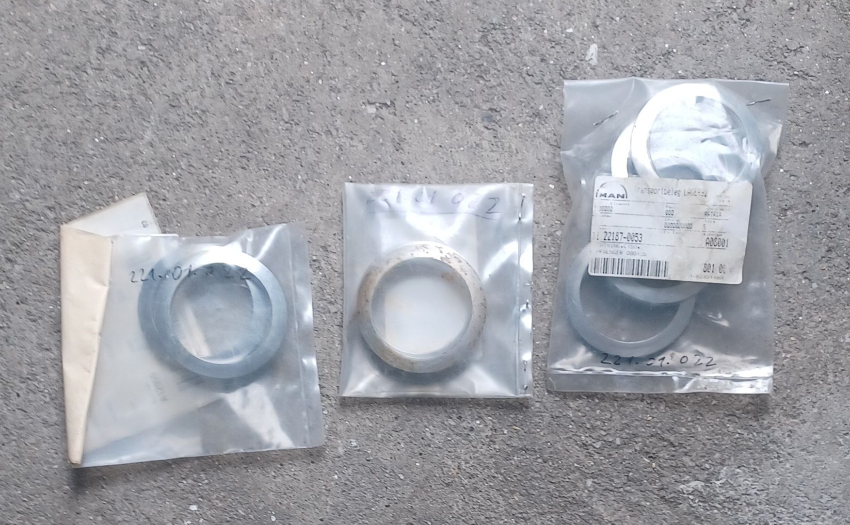 Lote com centenas de o-rings Man Diesel originais. Alta temperatura.