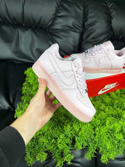 Nike Air Force 1 Low Nocta Pink / рожеві найк нокта форси з кубиками