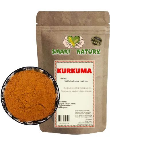 KURKUMA Mielona PREMIUM 200g SmakiNatury