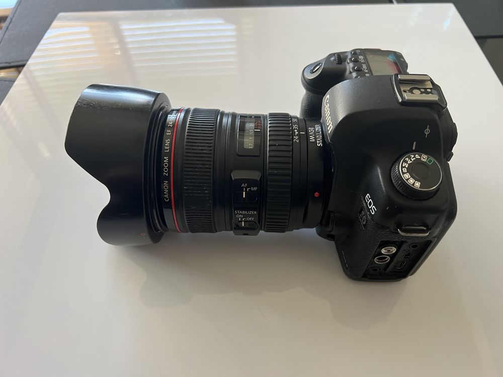 Canon EOS 5D mk II plus obiektyw Canon EF 24-105/4 L IS