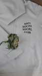 Hoodie branco da Anti Social Social Club