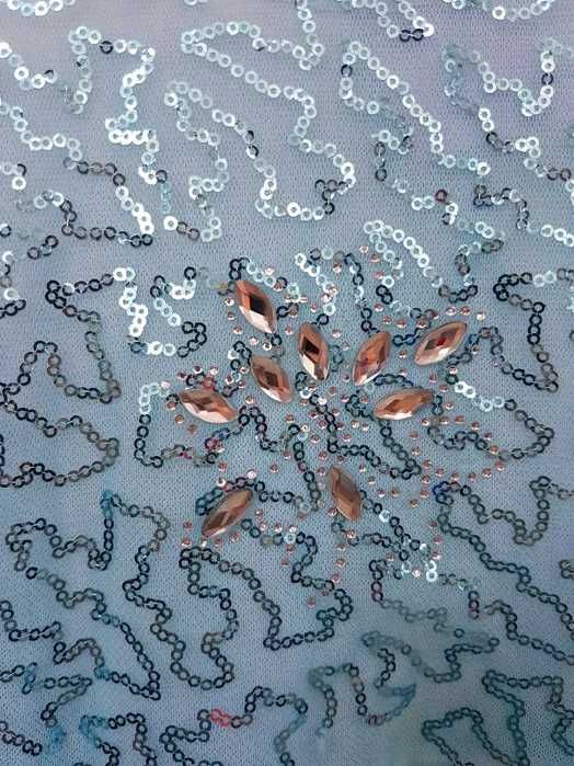 Sukienka przebranie Elsa Kraina Lodu rozmiar 122 cm. GP004