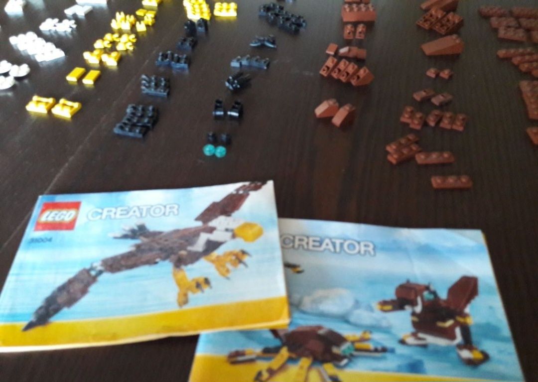 Conj. 3 legos creator completos descontinuados