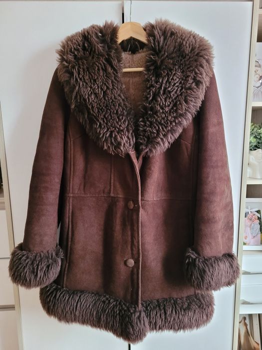 Damski kożuch/płaszczyk vintage