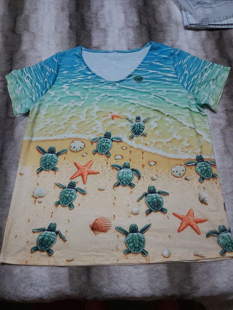Conjunto camisola e calções novos, efeito 3D