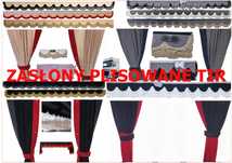 AUTO  firany plisowania lambrekin TIR bus Camper PRODUCENT