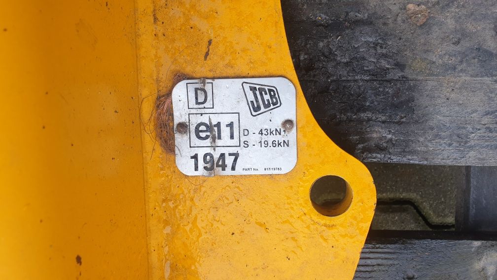 Zaczep hitch ładowarka JCB