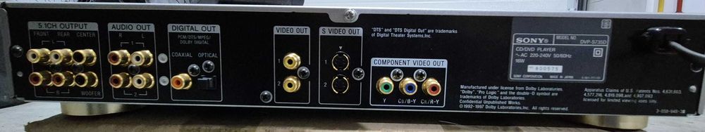 Leitor CD/DVD da Sony