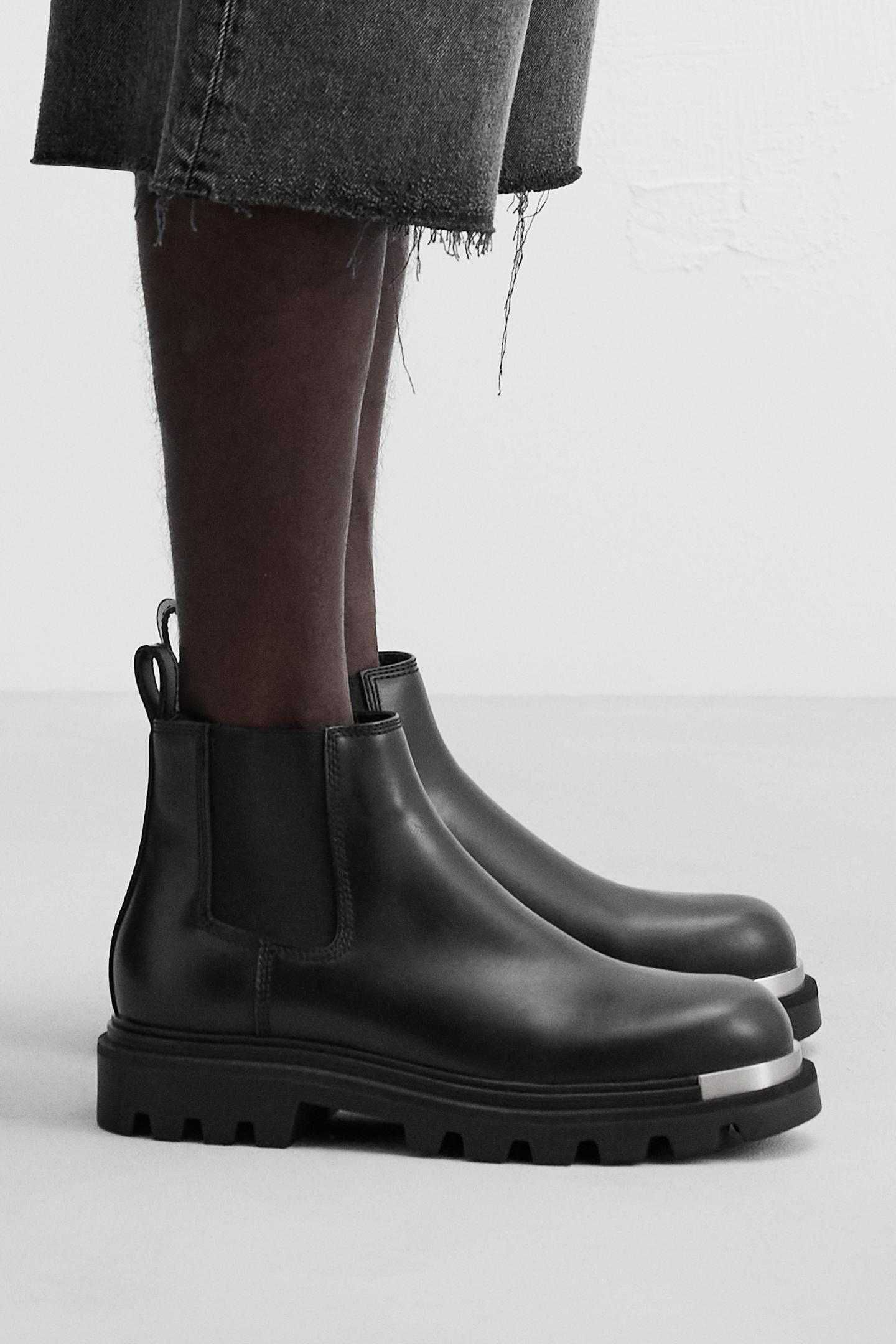 Чоловічі челсі Zara (р. 43) з металевими деталями