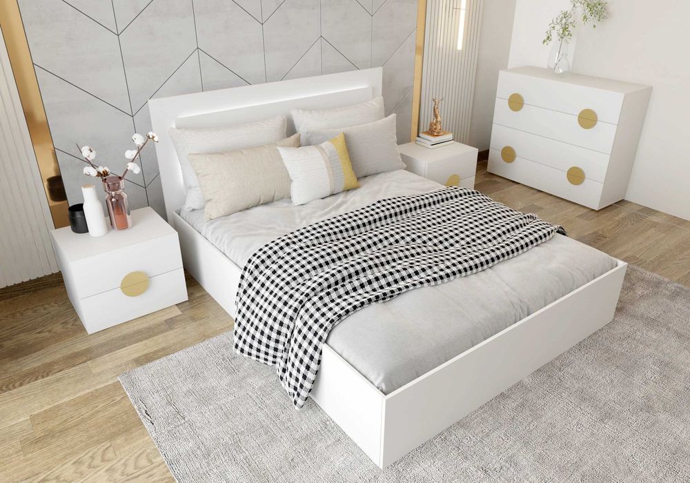 Komoda PERL BIAŁA 4S Idźczak Meble