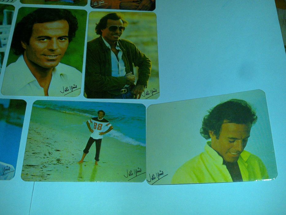 julio iglesias (12 calendários) coleção completa e numerada 1985