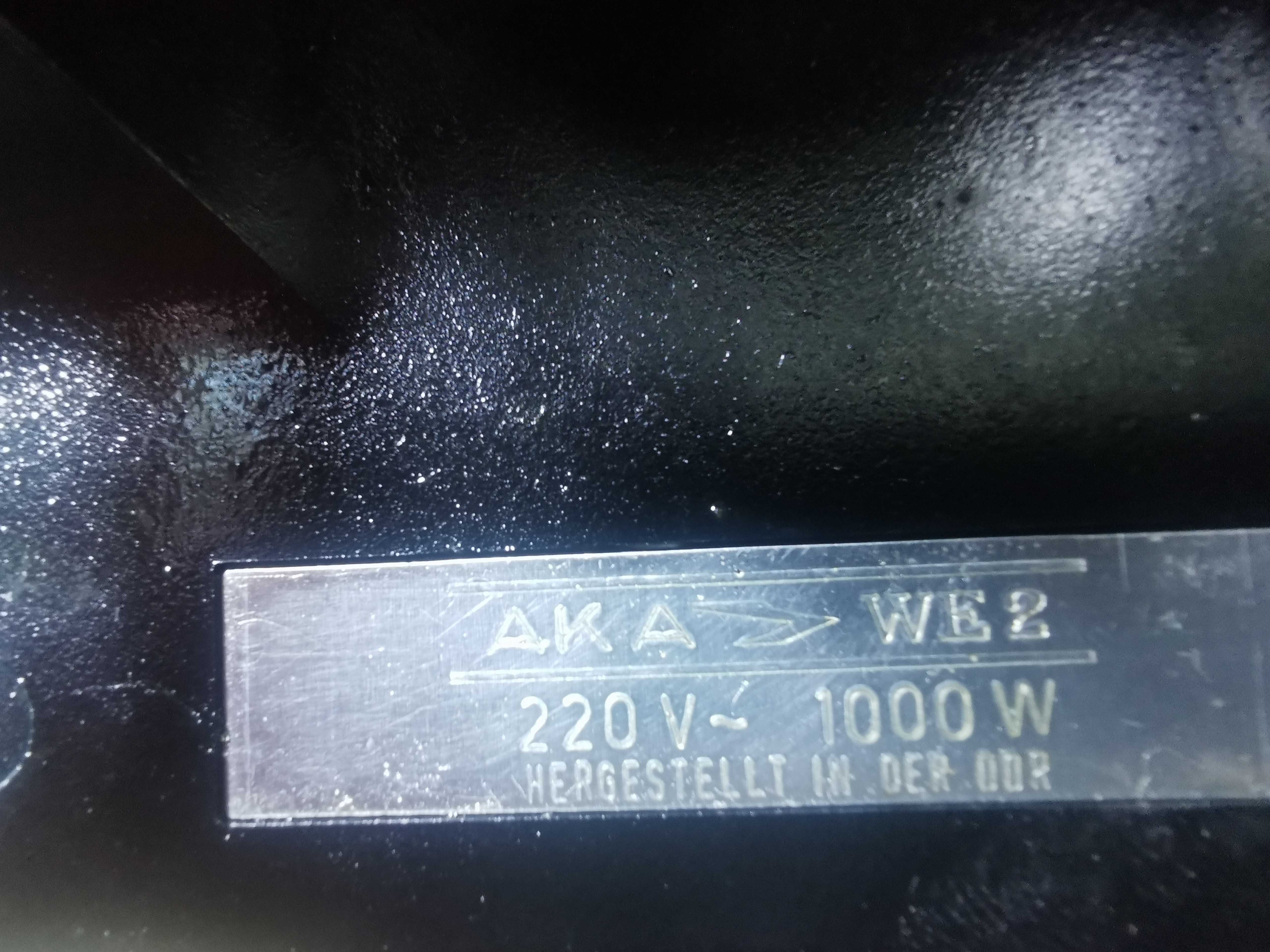 Gofrownica  serca DDR PRL w pełni sprawna model WE2 moc 1000 W