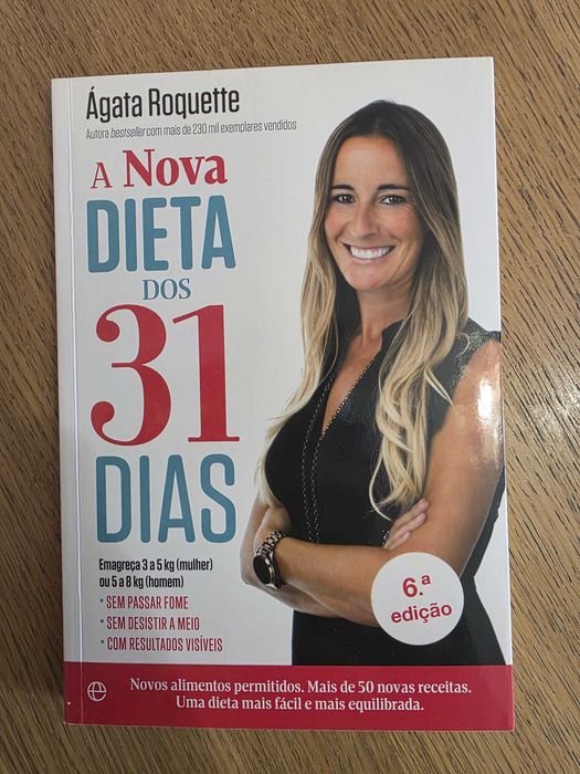 Conjunto de 4 livros da Dieta dos 31 Dias da Ágata Roquette