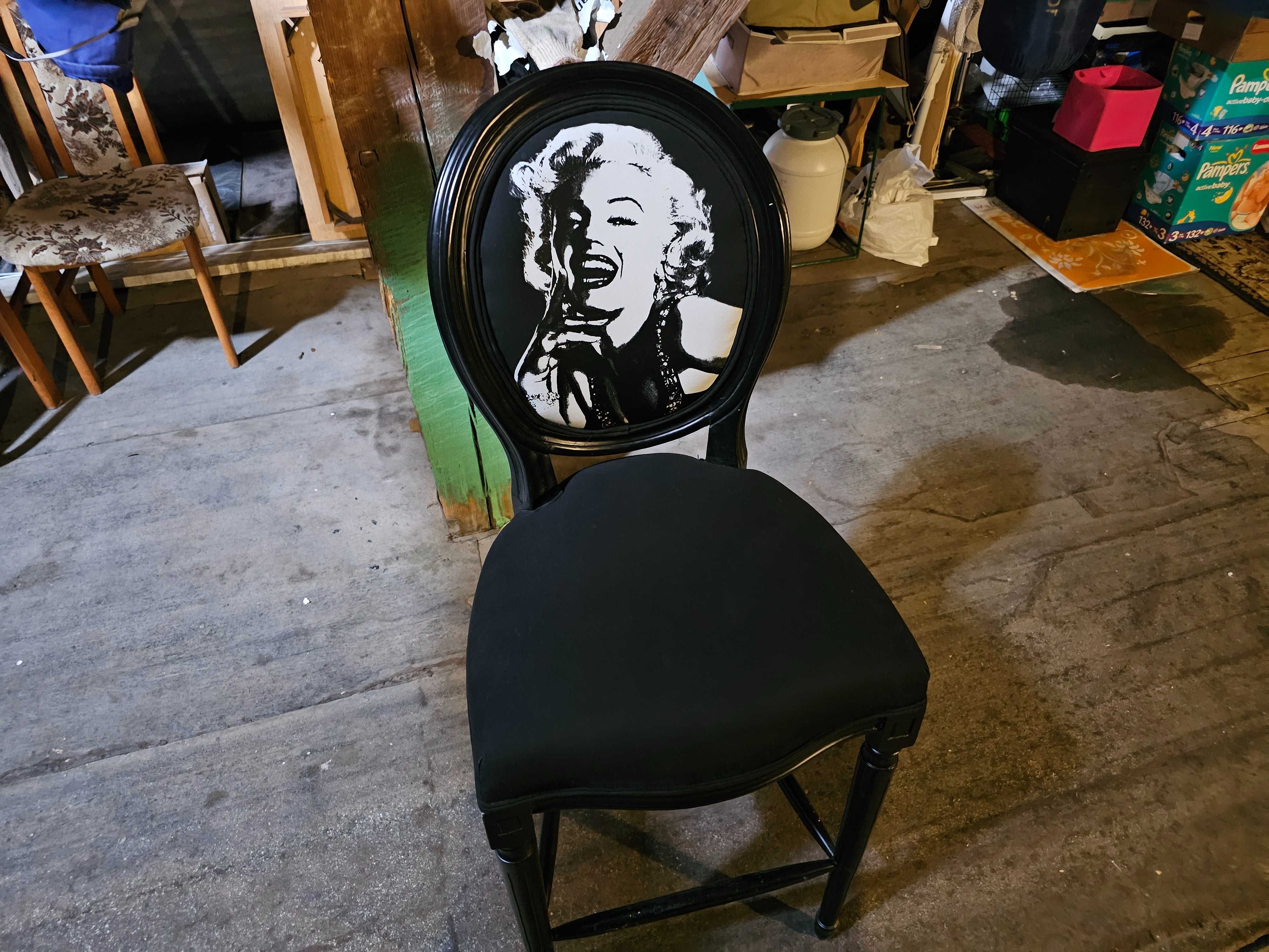 5 x krzesło HOKER MARYLIN MONROE stan BDB unikat
