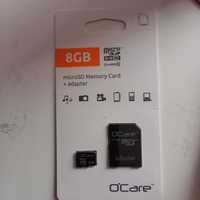 karta micro SD 8G + adapter nowa okazja