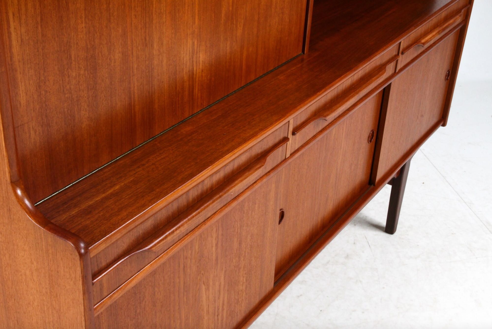 Kredens sideboard highboard tekowy - Dania 1960s vintage przepiękny