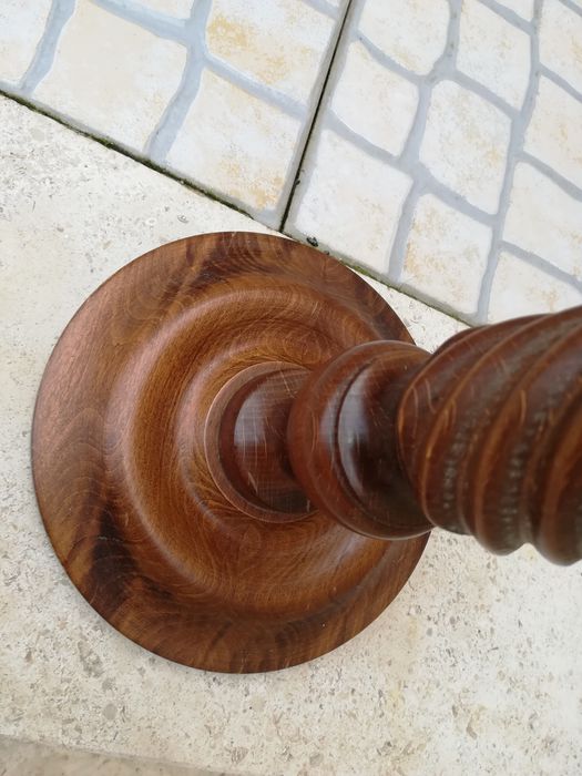 Cachimbo/cinzeiro em madeira