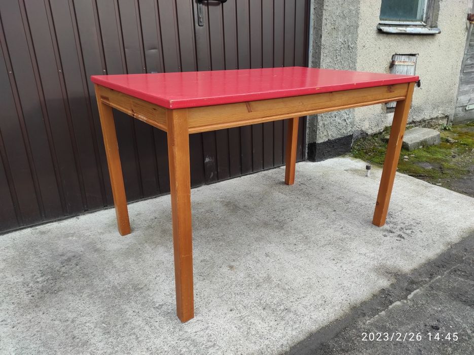 [używany] stół sosnowy do kuchni/jadalni Ikea