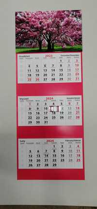 Kalendarz Trójdzielny na Rok 2024 x 1 szt. Kalendarze Trójdzielne nr 6