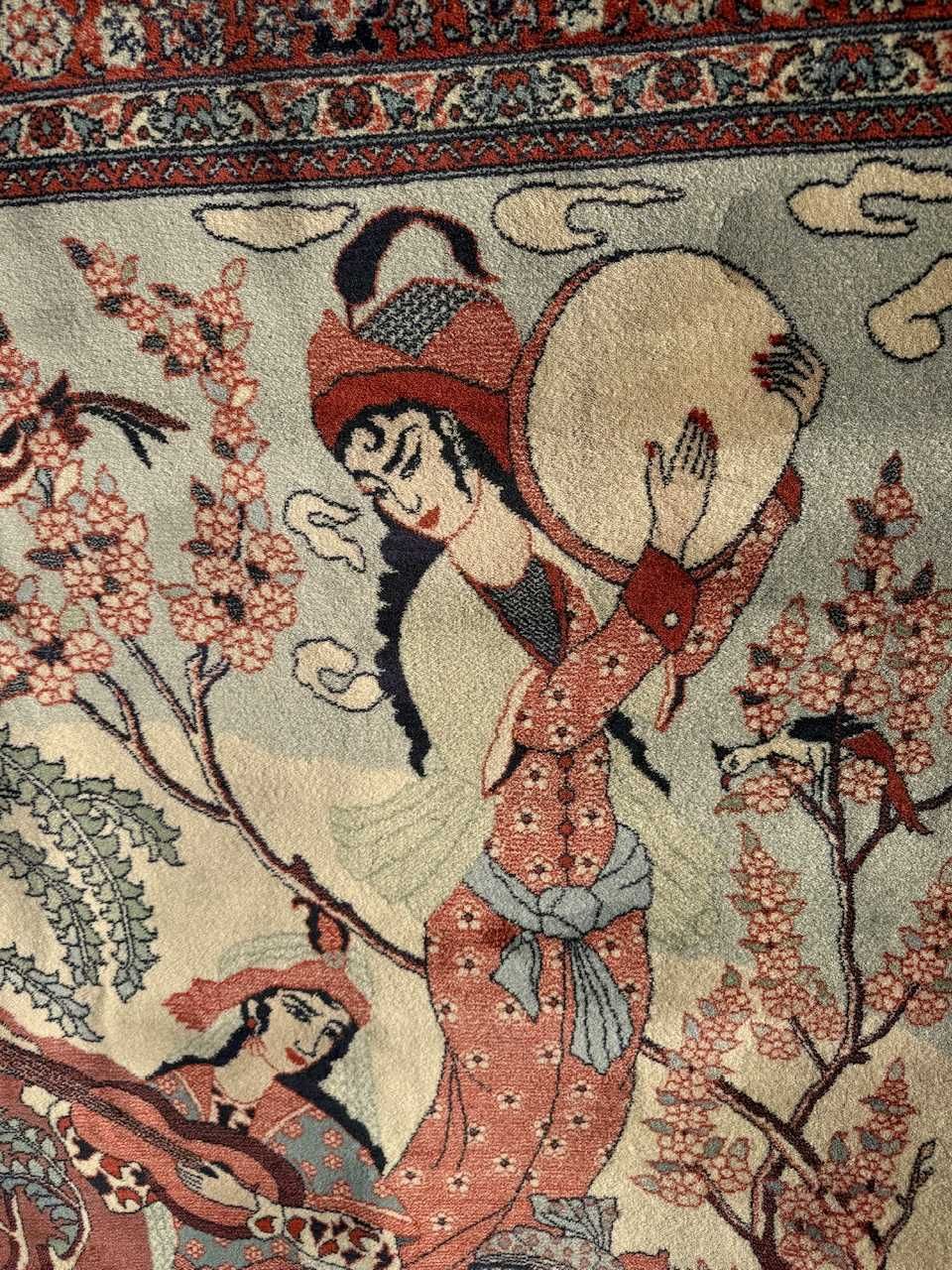 Dywan wełniany postaciowy perski Louis De Poortere 200x140 gal.10 tyś