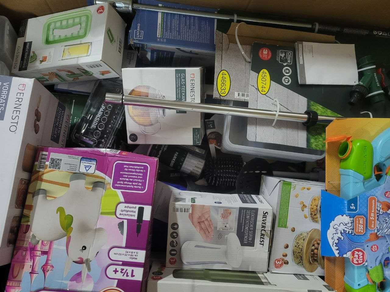 Розпродаж товарів з Amazon/Lidl/Temu – мікс палета під ключ! 172 кг