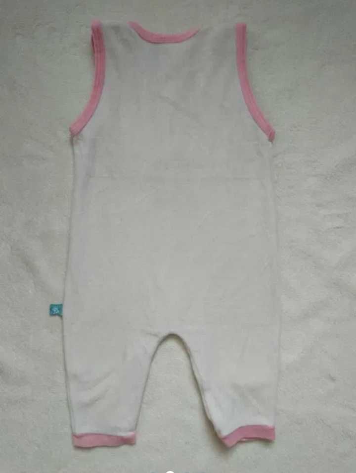 Pajac body dres ciepły welurowy jesień zima 80 86