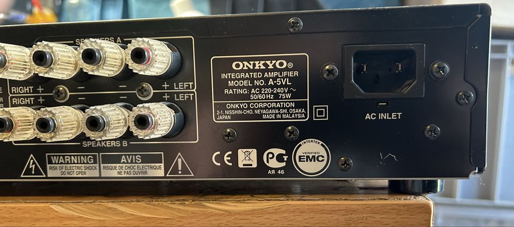 Onkyo integrated Amplifier A. 5VL