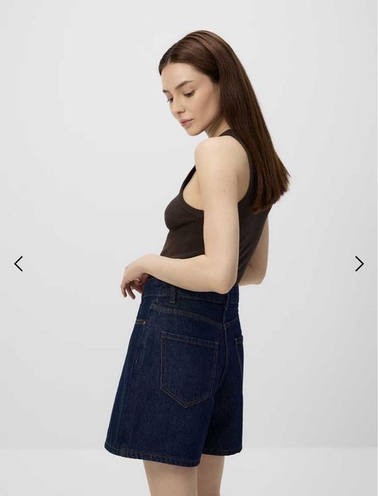 RESERVED—Jeansowe Spódnico-Szorty—M 38