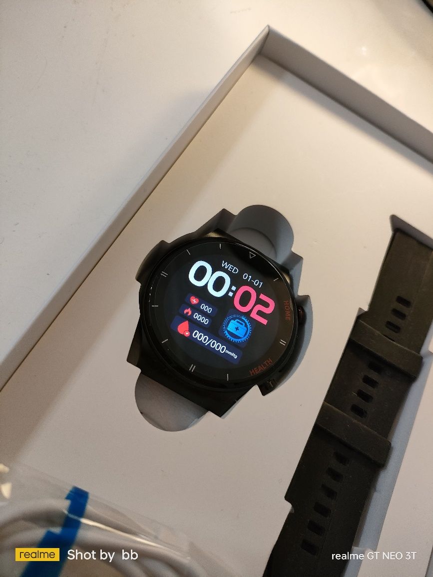 Smart watch -z EKG oraz Laserem podczerwieni ,Świetny na prezent.