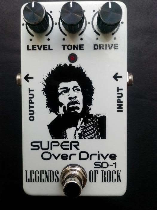 Boss Super Overdrive SD-1 модифицированный