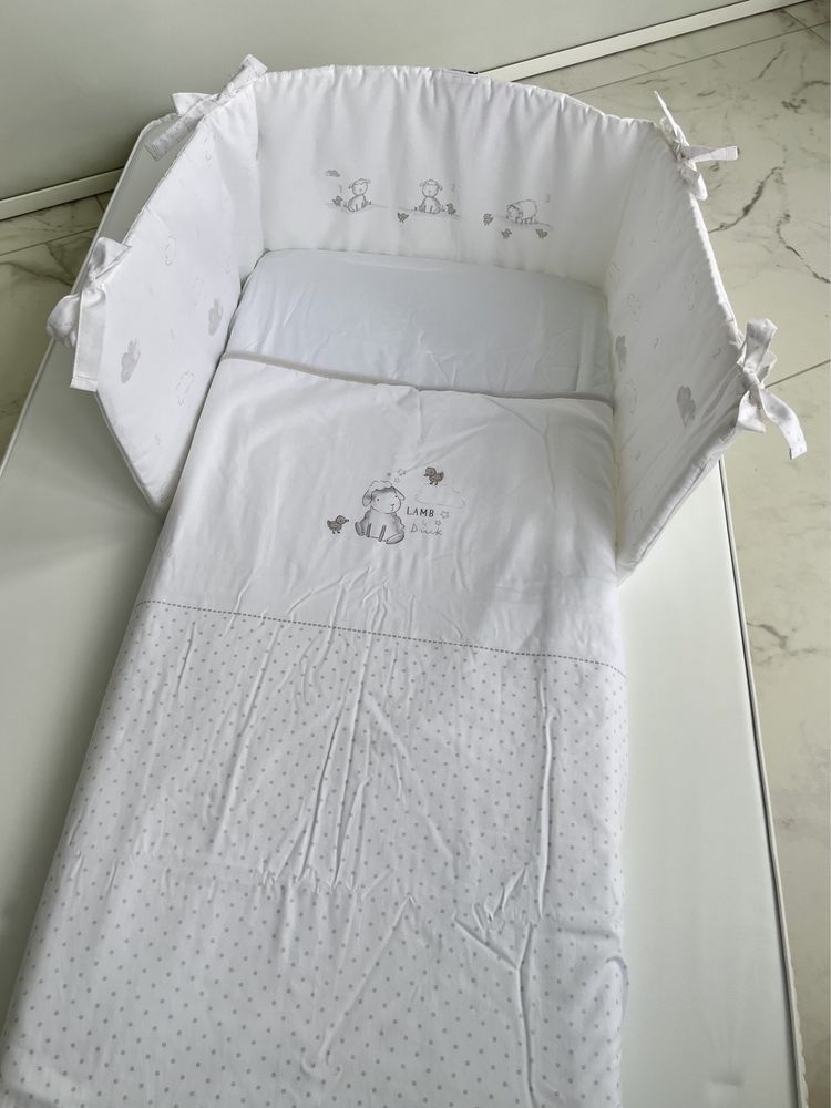 Новый в упаковке набор постели для колыбели Lamb&Duck mothercare