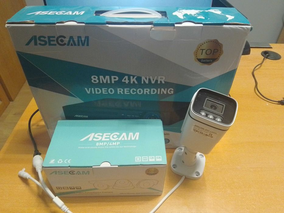 Camara Vigilancia e NVR POE com disco