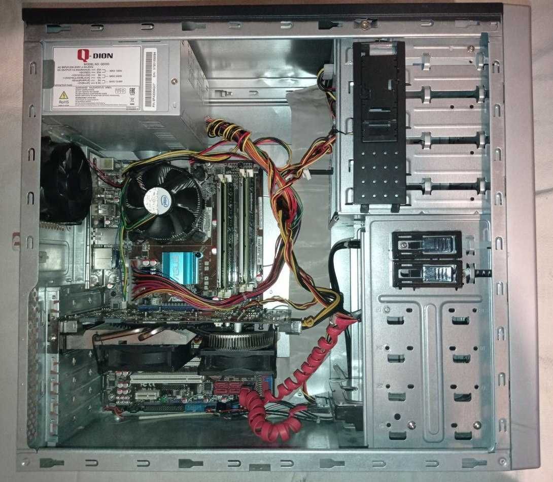 Комп'ютер 4 ядра Intel Q6600/6GB RAM/120GB SSD/320GB HDD/GeForce9800GT