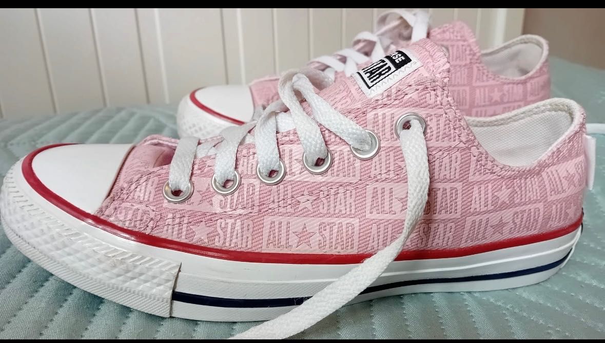 Trampki Converse r. 37 różowe