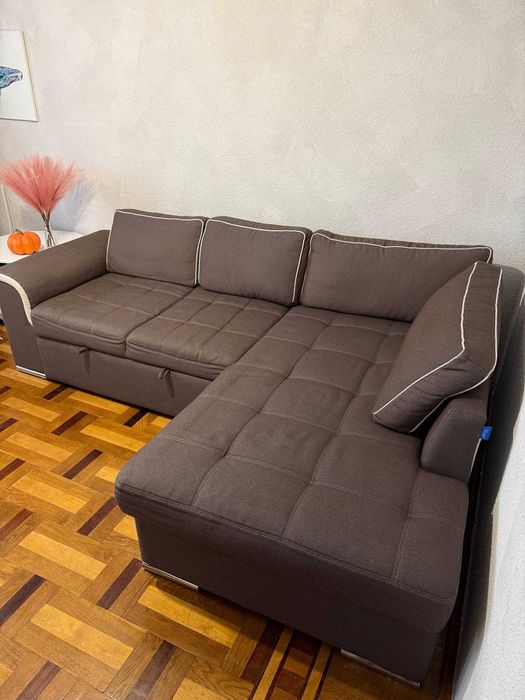 Кутовий диван 240-170 з розкладною системою та підйомним механізмом бу