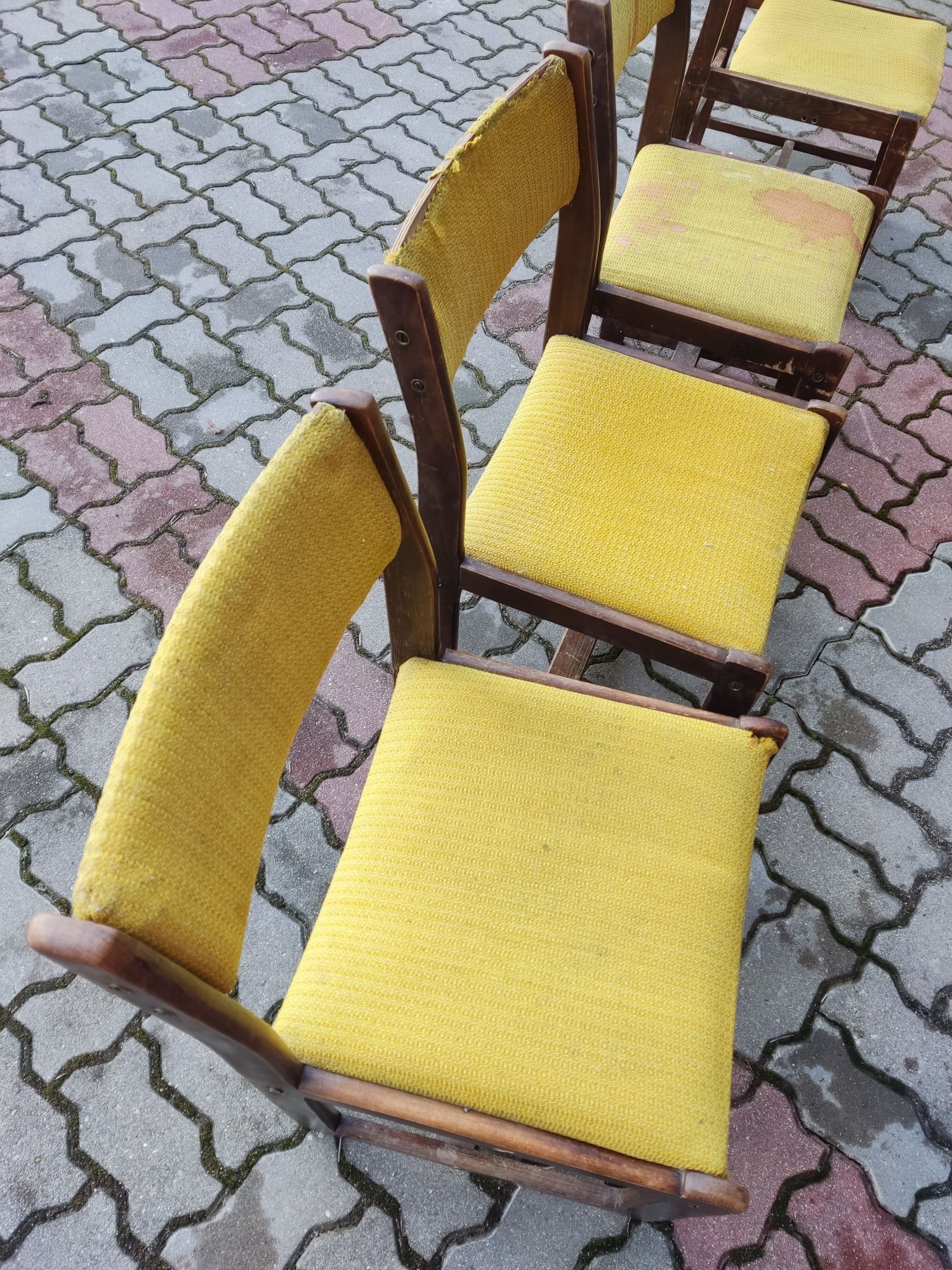 Krzesła krzeslo PRL Z-38 zamojskie fabryki mebli retro vintage