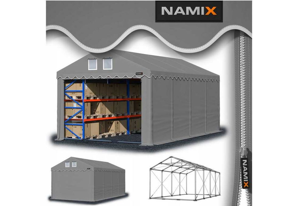 *** PROMOCJA *** Namiot PRESTIGE 8x8-3m hala magazynowy WZMOCNIONY