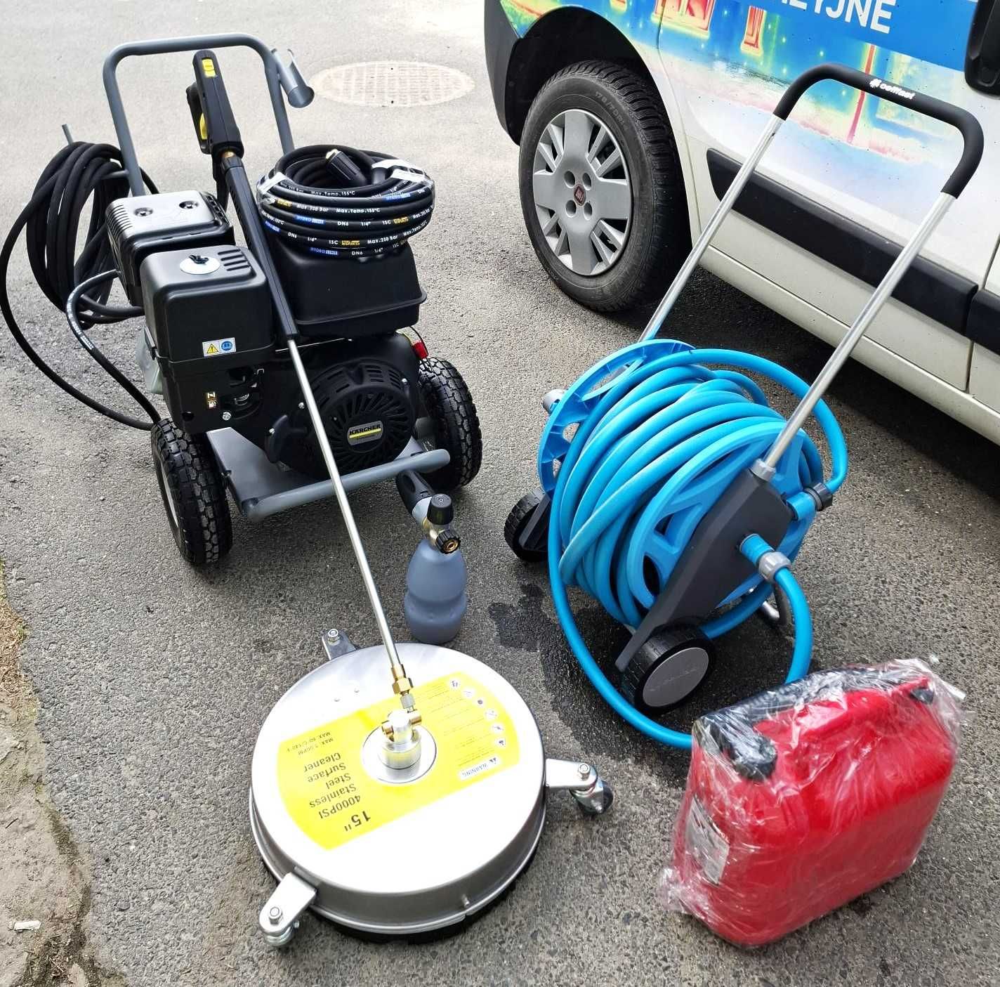 Wynajem Myjki Spalinowej Karcher 9/25 G - 250BAR - Kostka, Elewacja