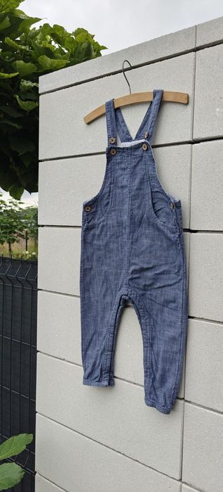 Ogrodniczki cienki jeans newbie 86
