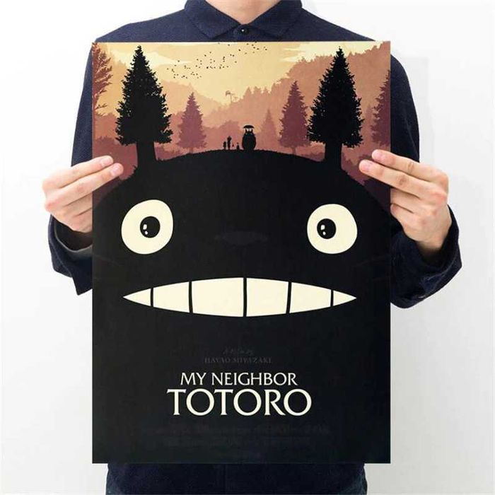 Plakat Mój Sąsiad Totoro Anime Manga 50,5x35cm
