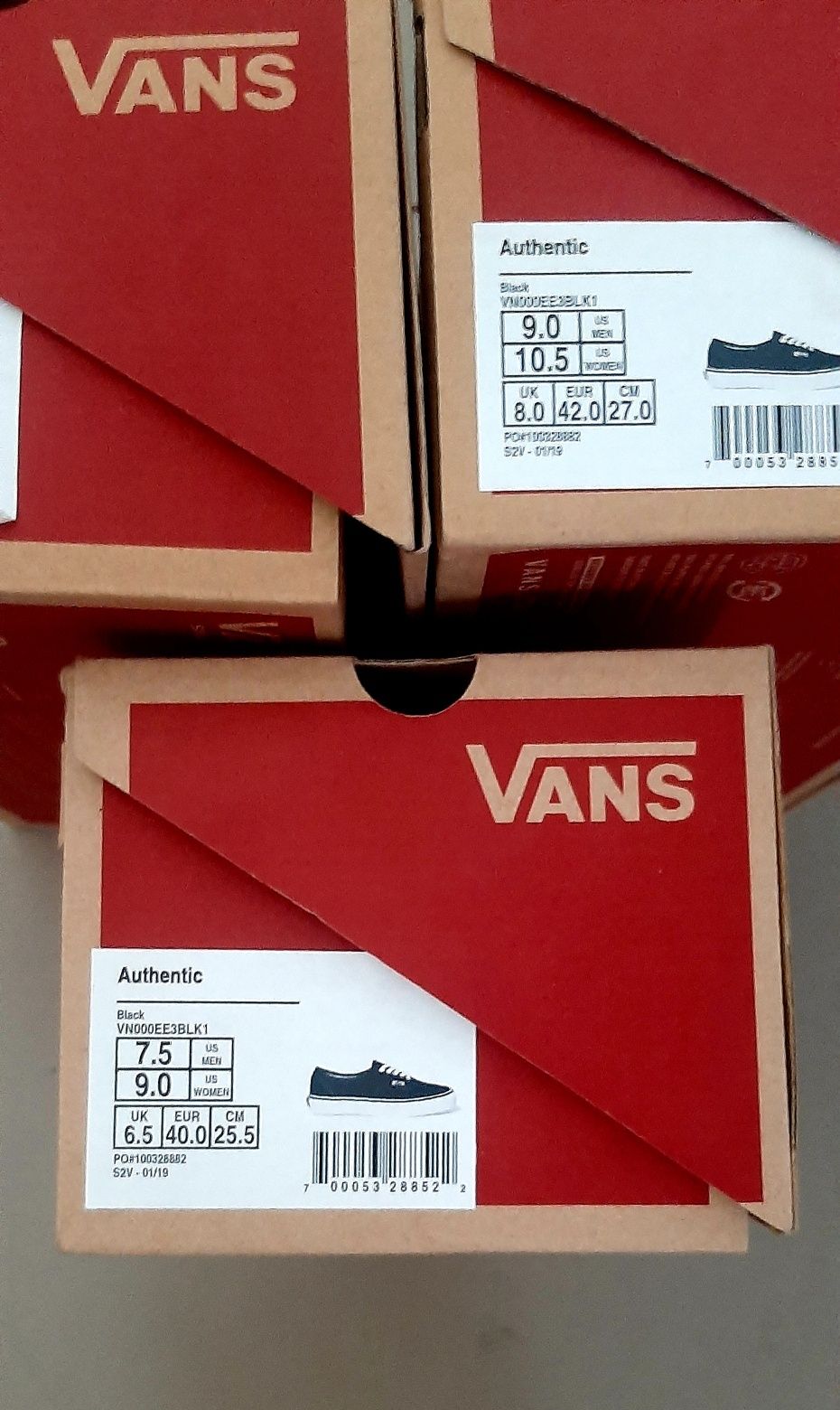 Кеди Vans Authentic Black