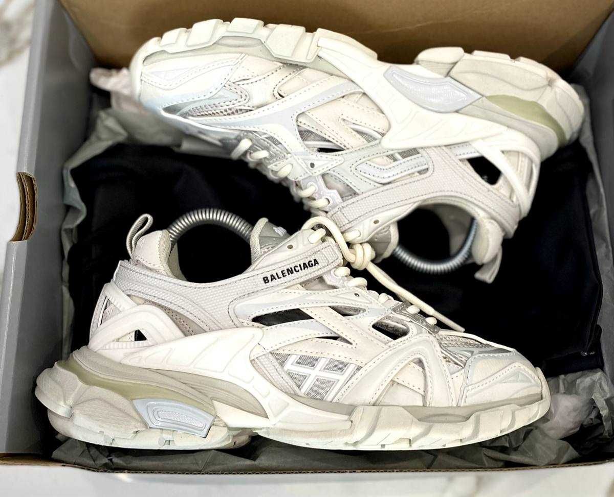 (БЕЗ ПЕРЕДОПЛАТИ)Balenciaga Track 2.0 White баленсіага трек 2 білі