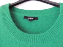 Lindex szmaragdowy puszysty sweter 70% angora L nowy