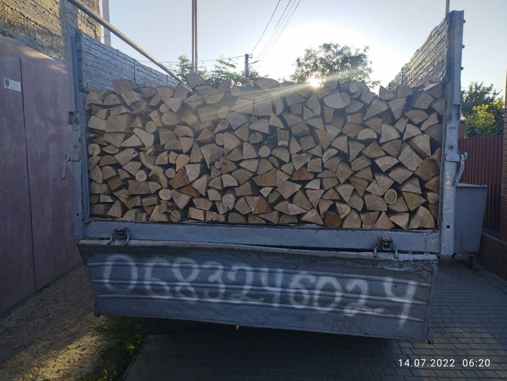Привоз дров колотая  берёза 1900 куб